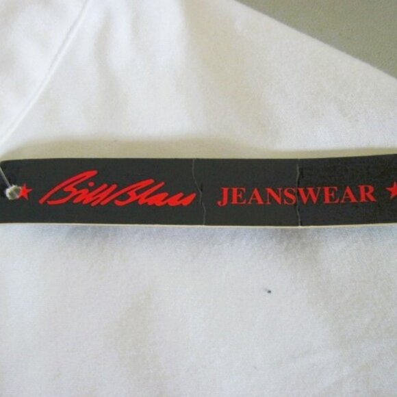 BILL BLASS Jeanwear-Women 12P White Capris No Pockets Zipper Closure-Spandex NEW - Picture 7 of 9